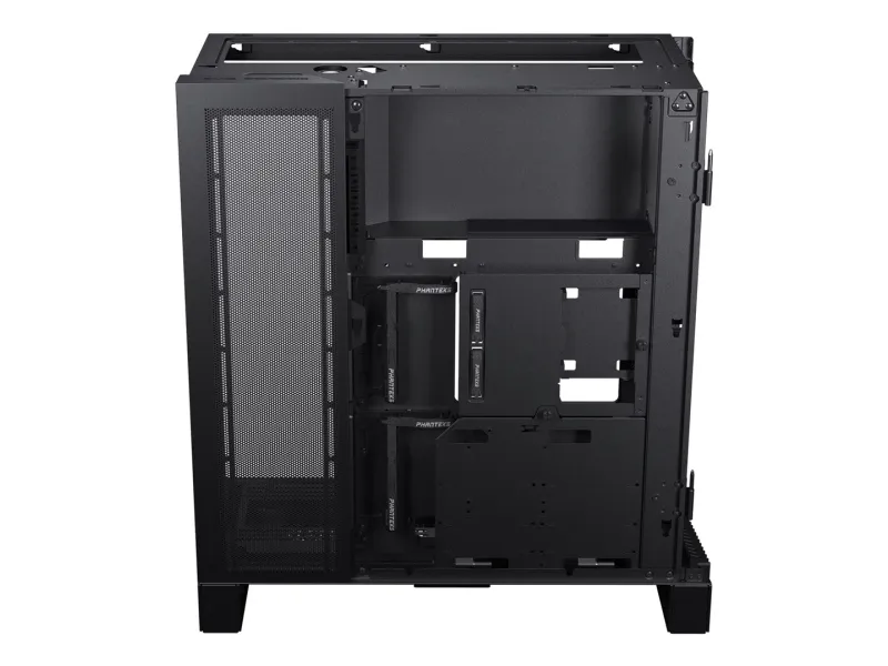 Phanteks NV7 - FT - udvidet ATX - sidepanel med vindue (hærdet glas) - ingen strømforsyning (ATX) - sort satin - USB/Lyd