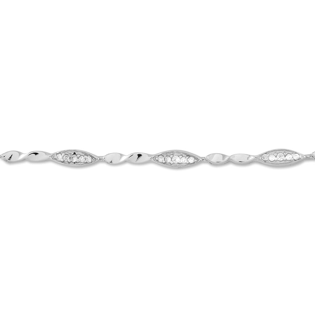 Bracelet Evy Argent Blanc Oxyde De Zirconium