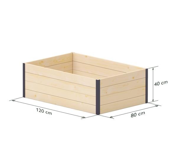 Upyard Holz-Hochbeet GardenBox I-Box, ca.
