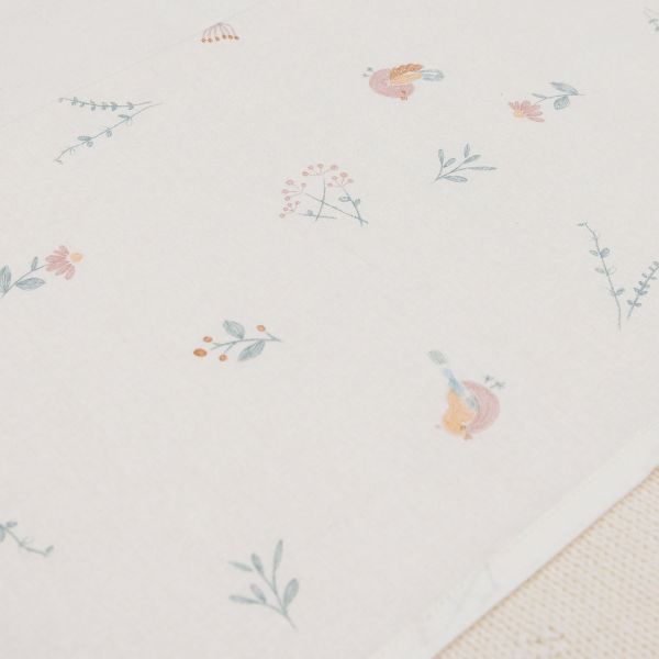 Jollein Lovely Birds Wieglaken - 75 x 100 cm