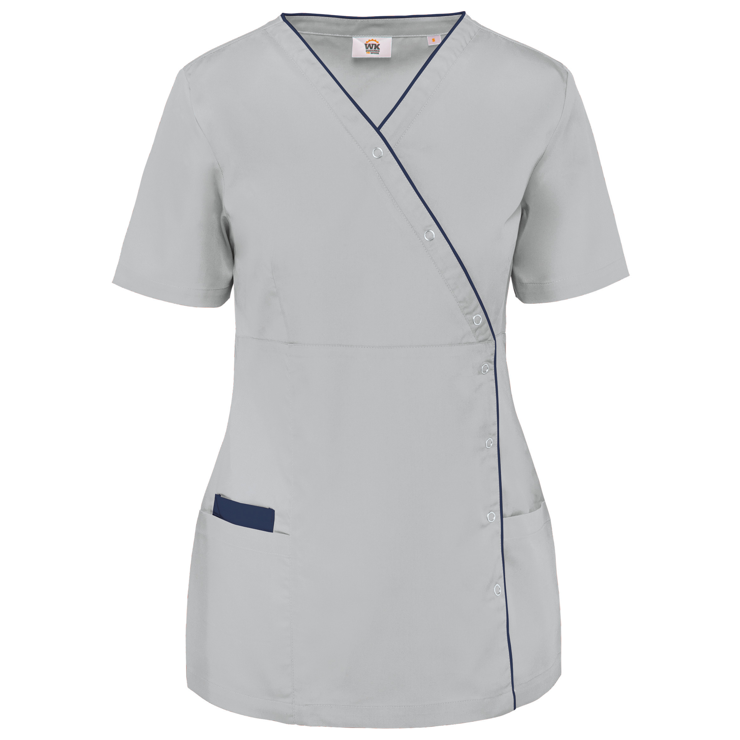 WK. Designed To Work WK506 - Blouse polycoton avec boutons-pression femme