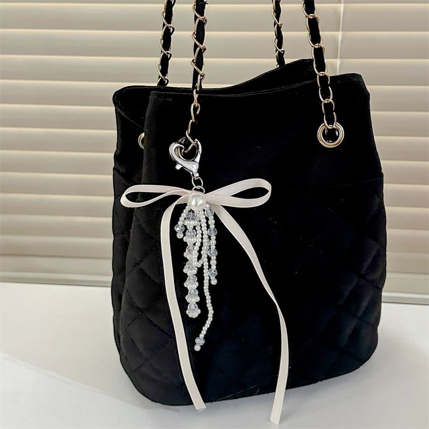 Epoch - Lint Faux Parel Tas Charm