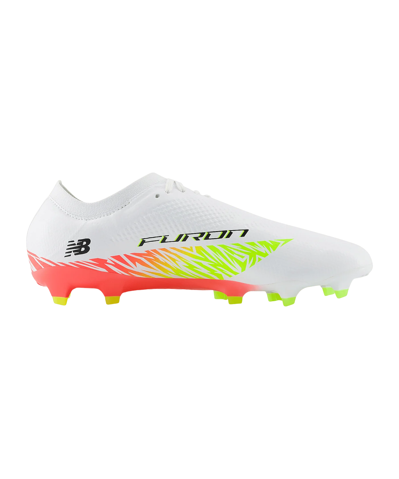 New Balance Furon Pro V8 FG Flash Point Weiss FIB8