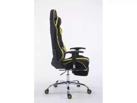 Chaise de bureau - Tissu - Noir / Vert - Limit
