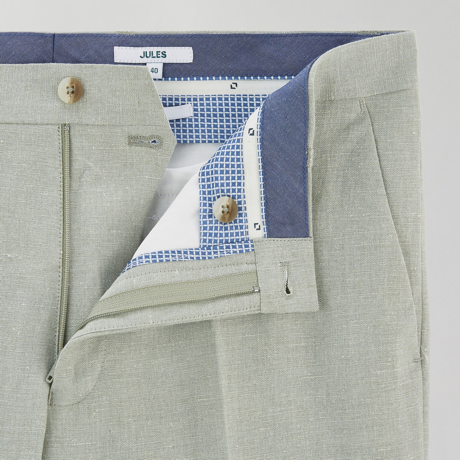 Pantalon de costume slim Vert