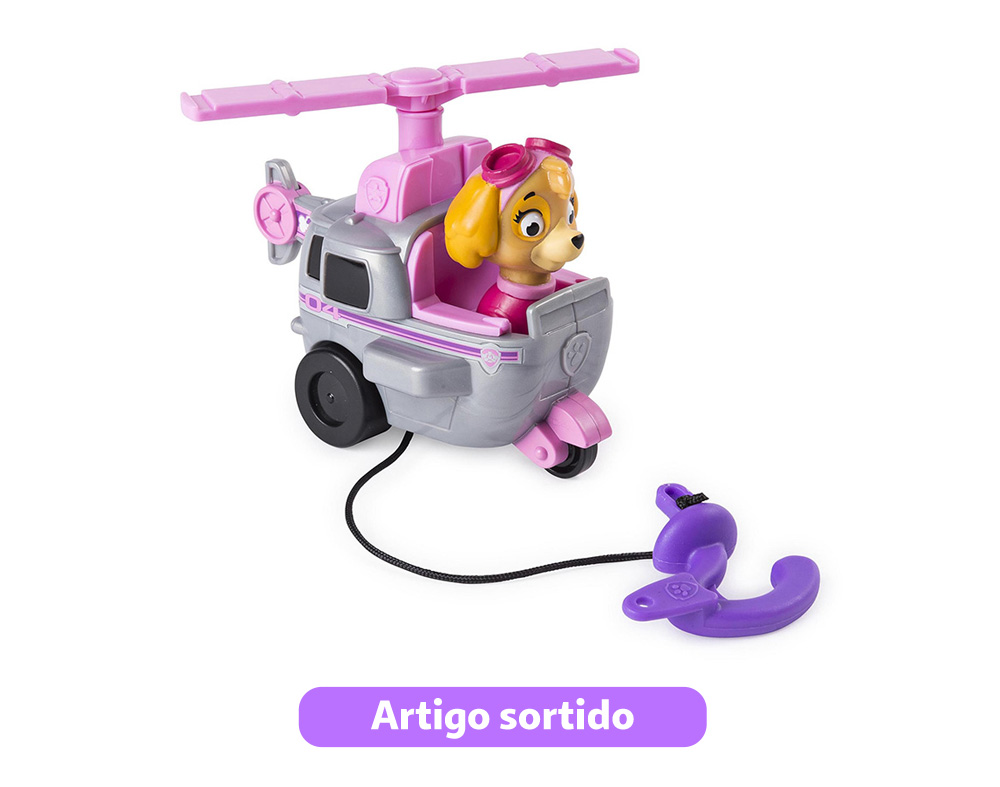 MINI VEÍCULOS PATRULHA PATA MODELOS SORTIDOS