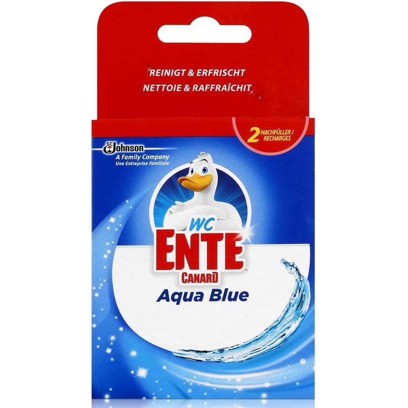 WC-Ente WC-Einhänger Nachfüller Aqua Blue, 2 Stück