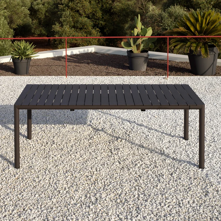 Nardi - Tevere ausziehbarer Gartenesstisch 210, corda