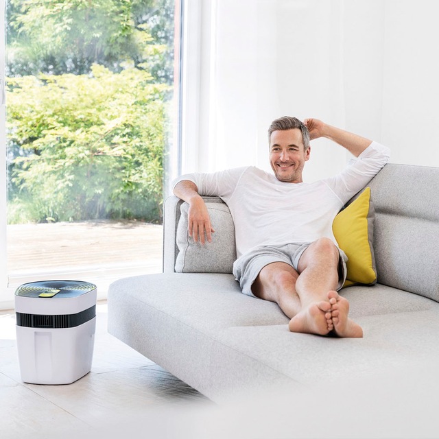 BEURER Kombigerät Luftbefeuchter und -reiniger »Maremed Meeresklimagerät, Kombiset mit Filter und Salz« für 50 qm Räume Simuliert Meeresklima für zuhause, mit Luftbefeuchtung und - reinigung