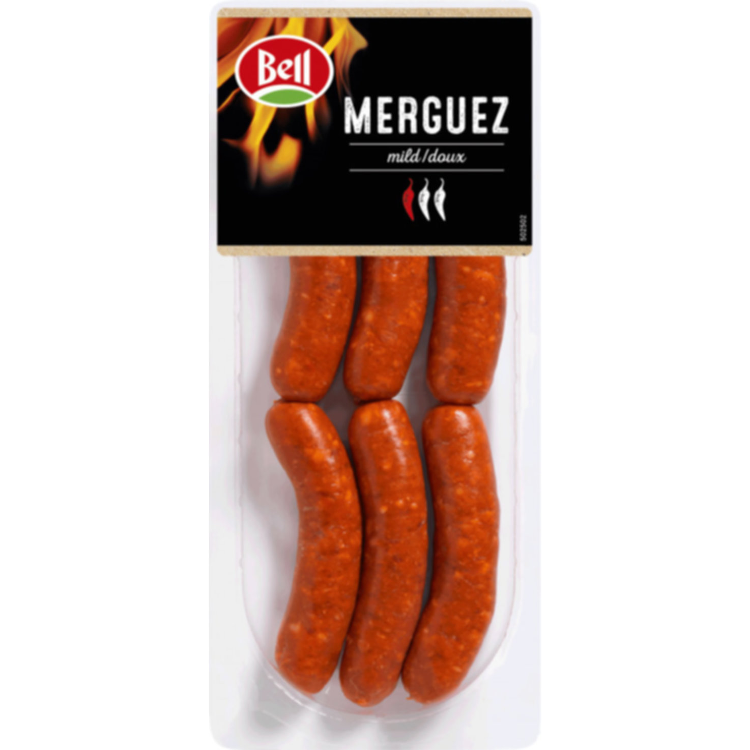 Bell Merguez roh 3 Stück