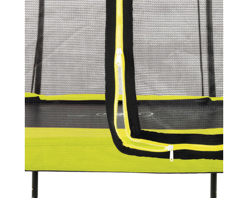 EXIT Silhouette trampoline met veiligheidsnet Ø 183 cm limoen
