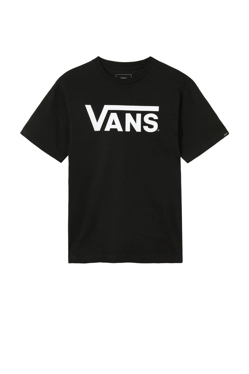 VANS T-shirt met logo zwart/wit