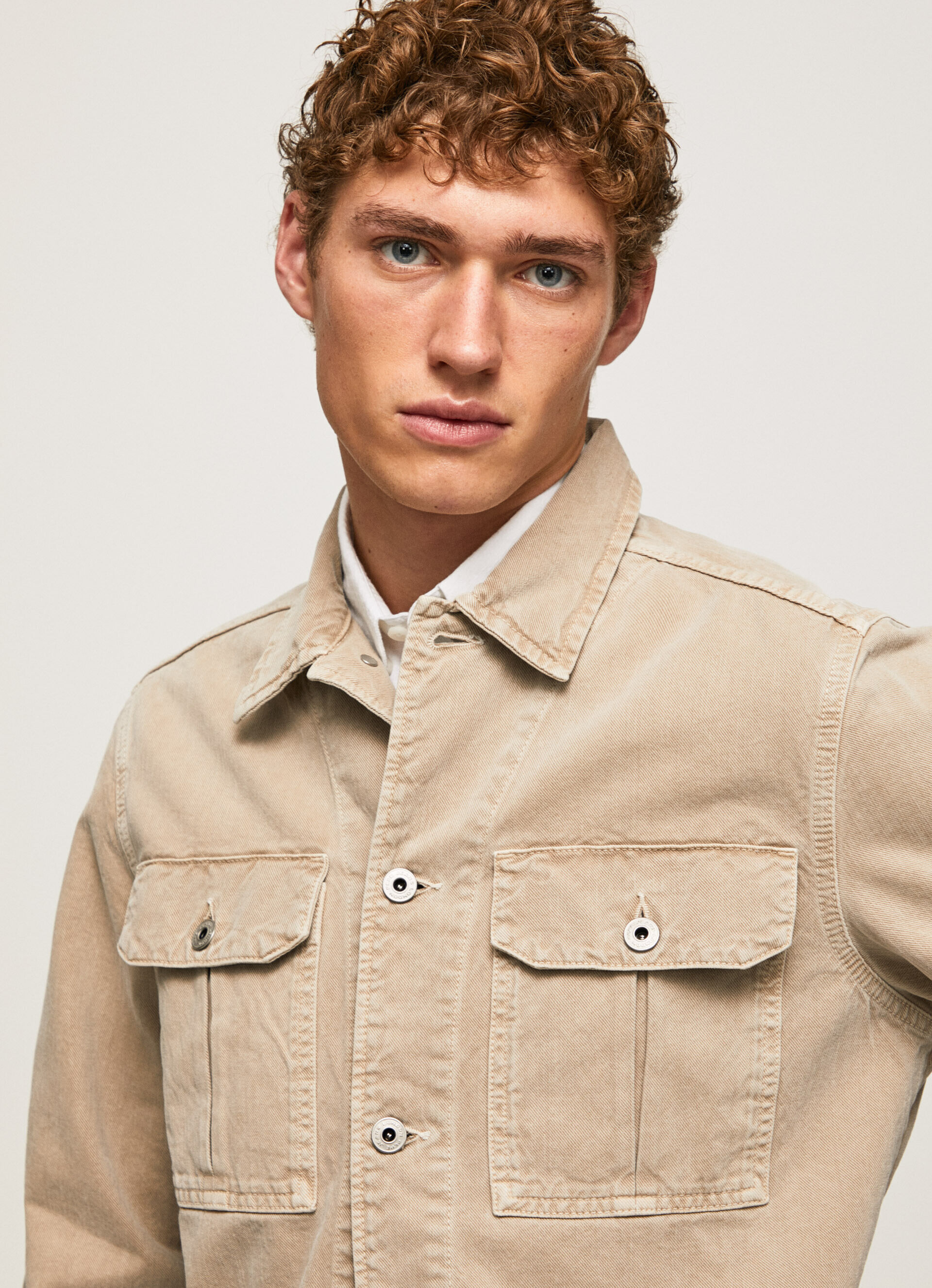 CAMISETA DENIM RELAXED BAILEY - Bege Malte
