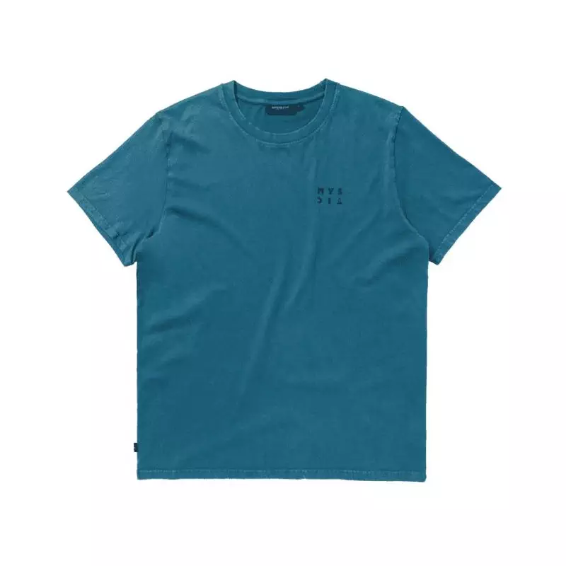 Tee shirt MYSTIC The Mirror GMT Dye Tee Ocean