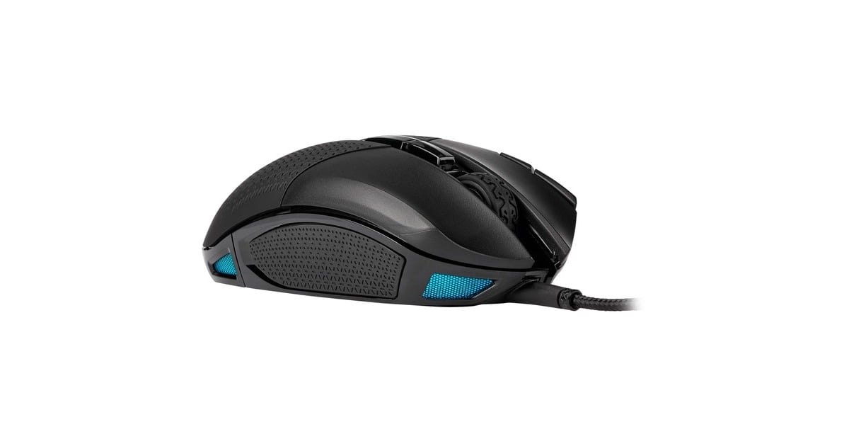 CorsairNightsword RGB gaming muis  (Zwart, 100 - 18,000 dpi, RGB leds)