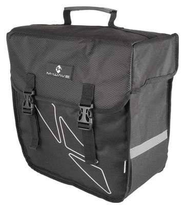 Sacoche de Porte-Bagage M Wave Amsterdam 18 L Gauche Noir
