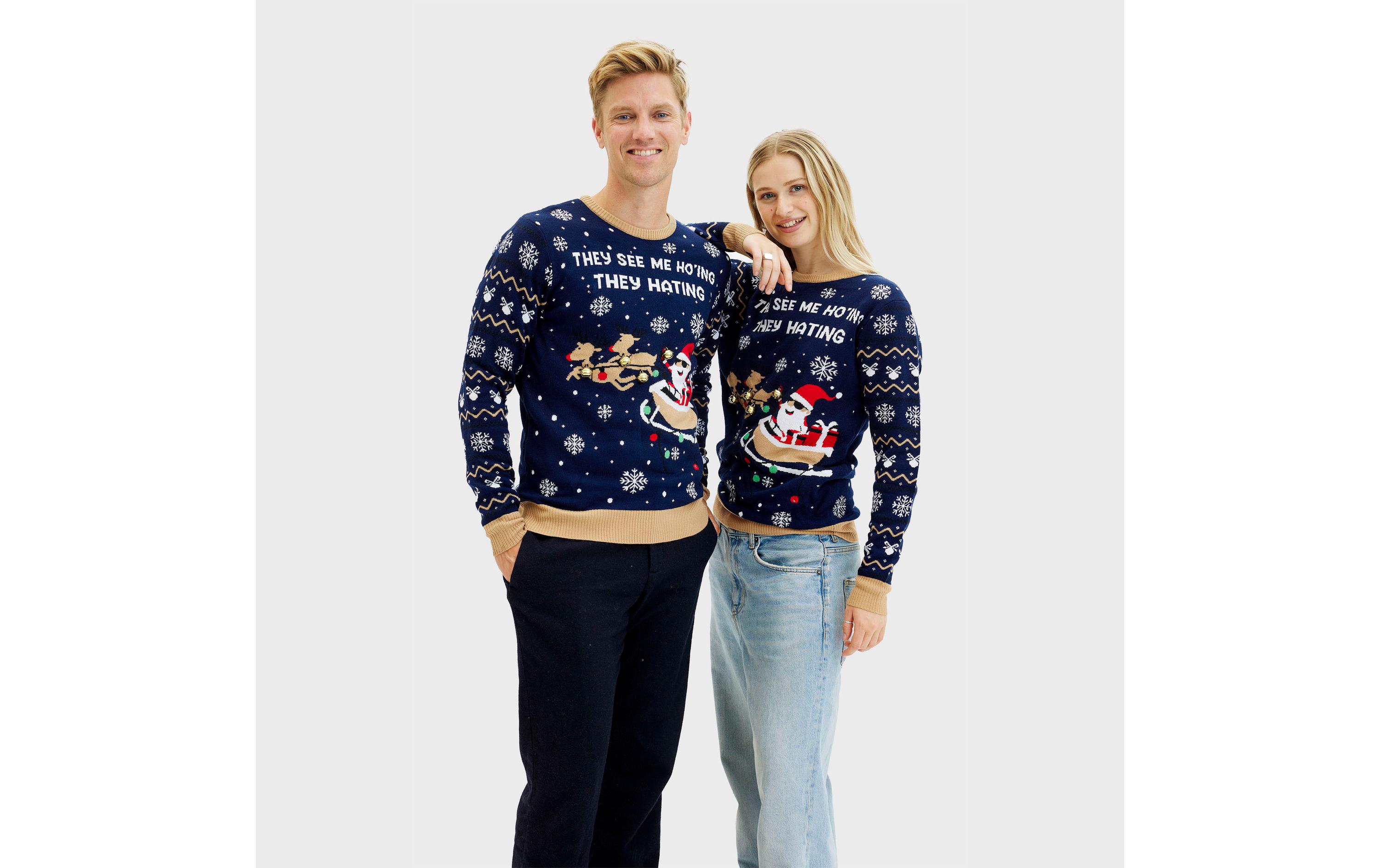 They see me ho’ing LED Sweater MWeihnachtspullover