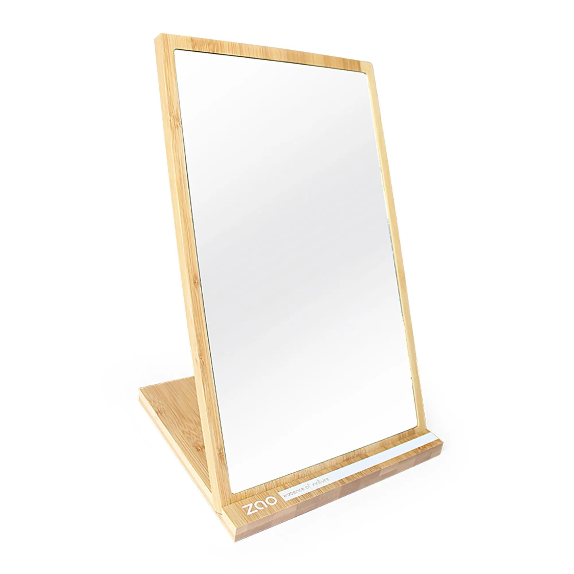 Zao Makeup - Miroir XL avec base bambou Accessoire makeup- Miroir