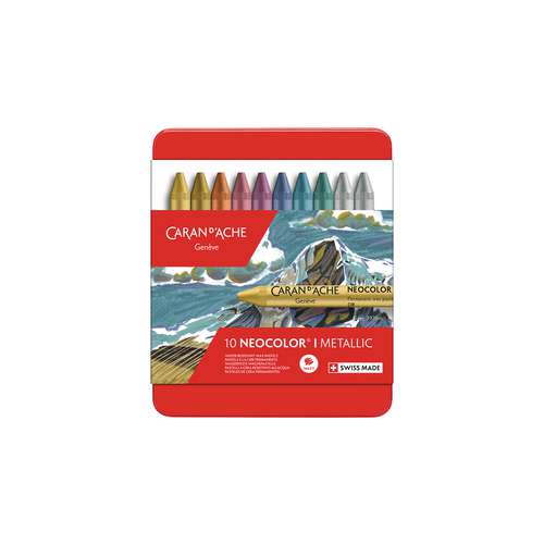 CARAN D'ACHE® NEOCOLOR® I  wasserfeste Wachspastelle in Metall-Etuis