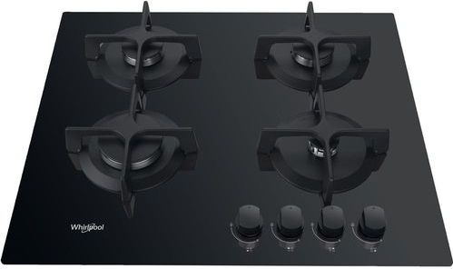 Whirlpool AKT616NB - Inbouw Gas Kookplaat - Zwart - 59 cm Breed