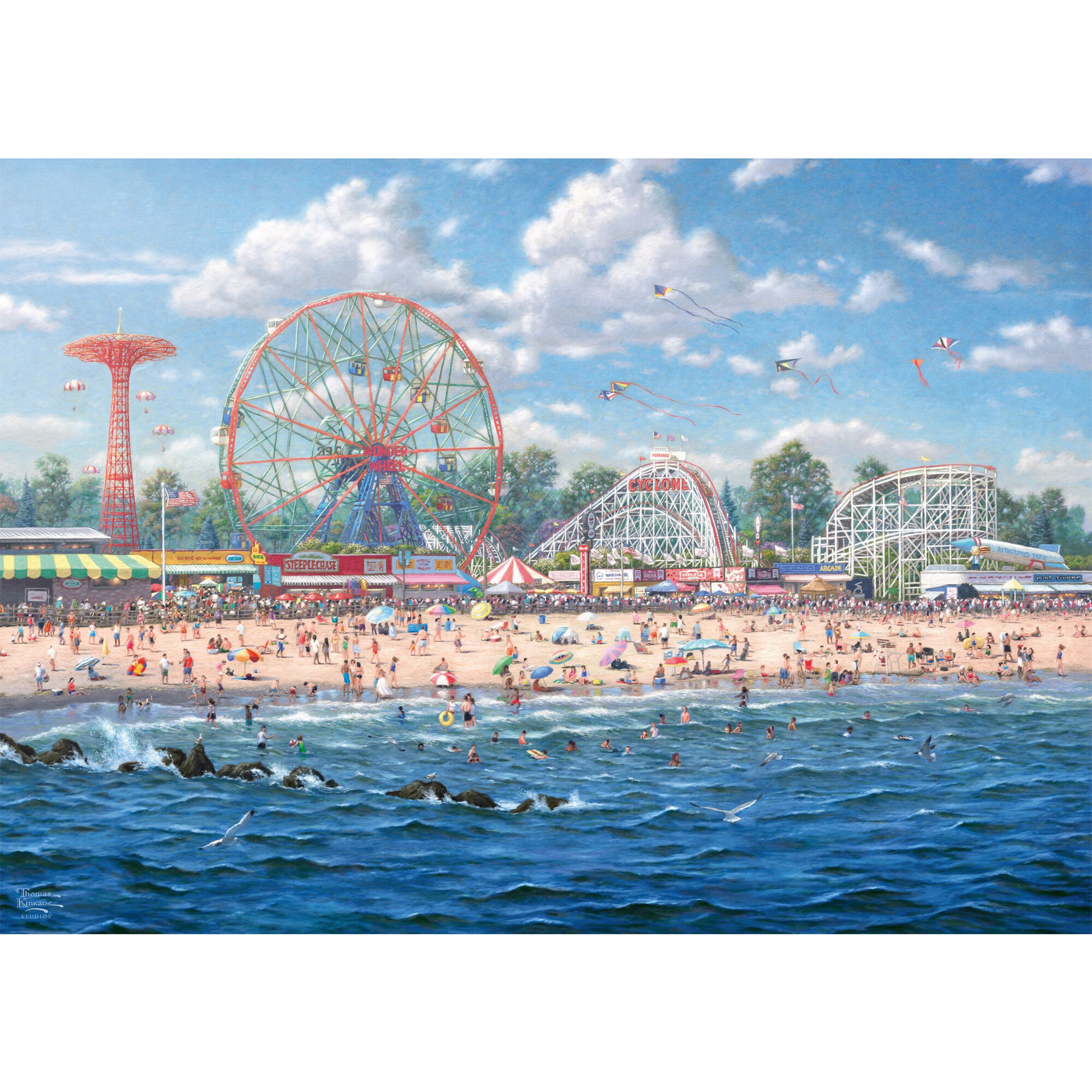Schmidt Spiele Puzzle Thomas Kinkade Studios: Puzzle Coney Island