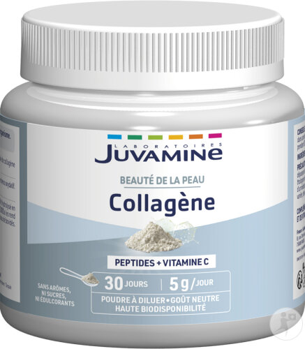 Juvamine Collagène Bovin Vitamine C Poudre Beauté 150g