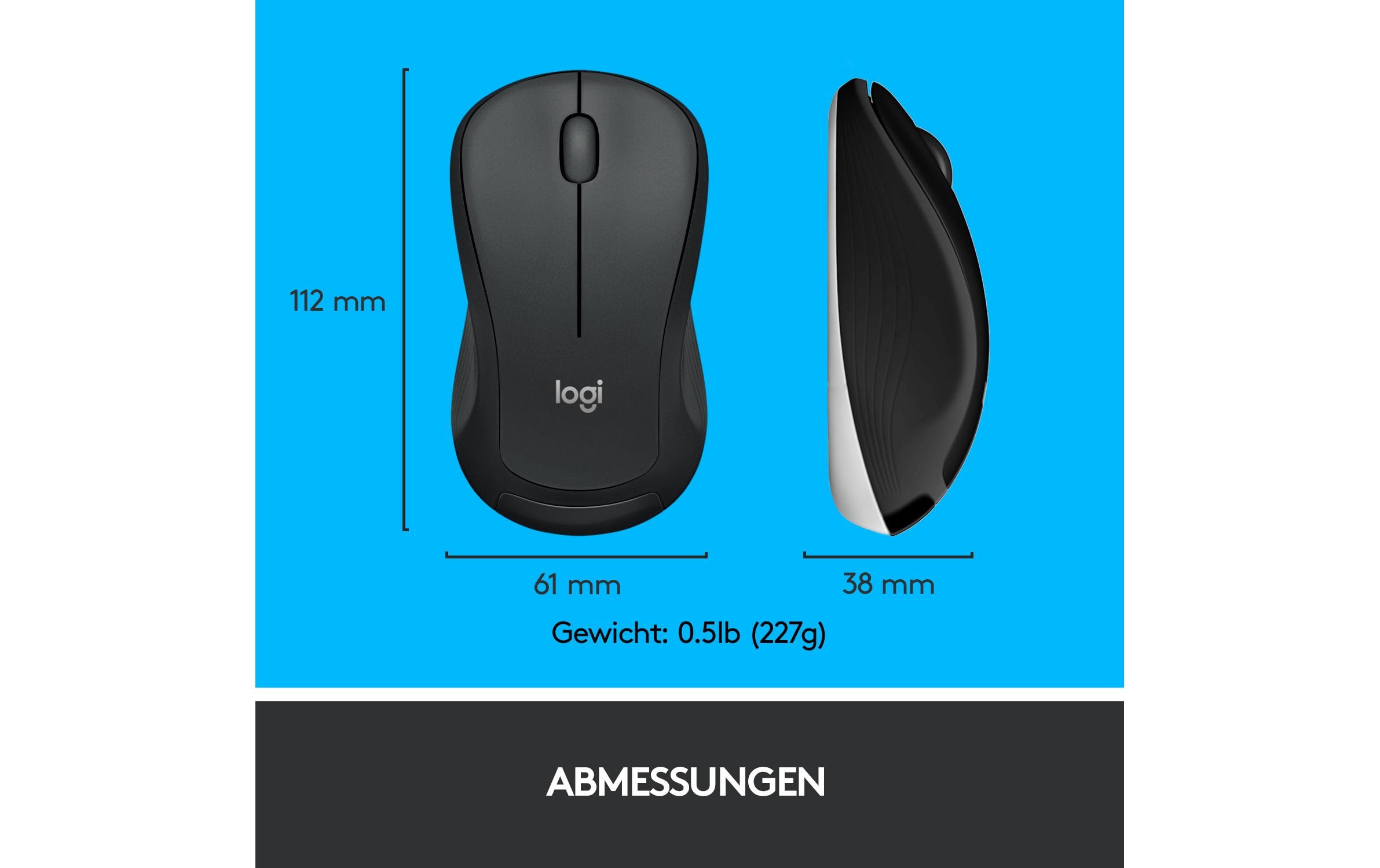 Tastatur-Maus-Set MK540 Advanced US-Layout, für WindowsSet aus Wireless-Tastatur und -Maus mit bis zu 3 Jahren Batterielaufzeit für PC und Laptop