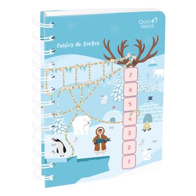 Cahier de textes spiralé Louise & Arthur - 15 x 21 cm - différents modèles disponibles - Quo Vadis