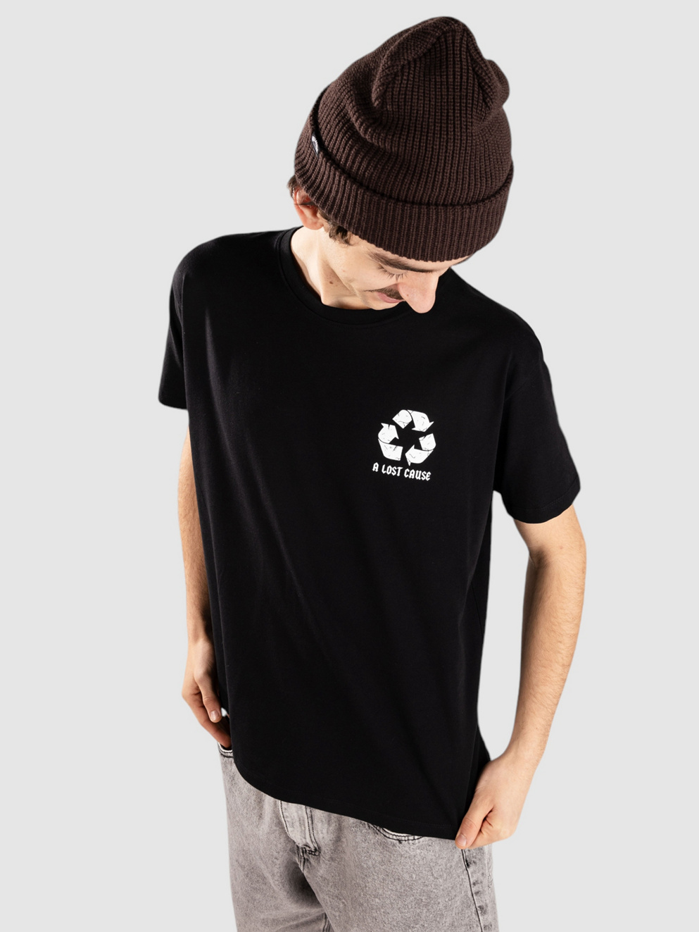 A Lost Cause Recycle Or Die T-Shirt black
