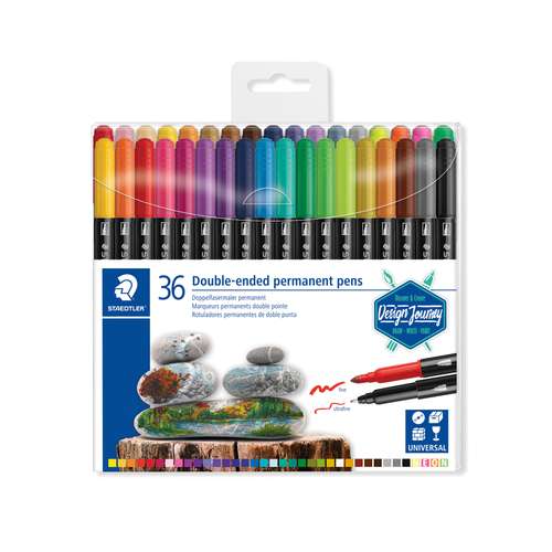 STAEDTLER®  3187 permanenter Doppelfasermaler-Sets