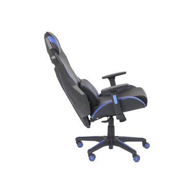 Fauteuil gamer ONLINE - accoudoirs réglables - enceintes intégrées - noir et bleu