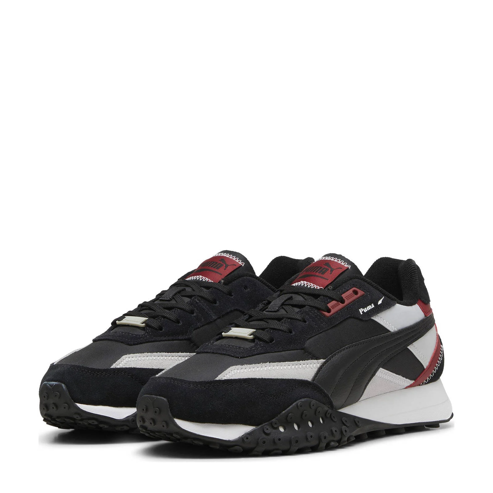 Puma Blacktop Rider  sneakers zwart/wit/rood