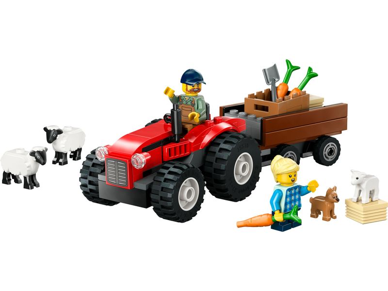 LEGO® City Traktor mit Anhänger 60460 Spielset mit Spielzeugtraktor für Kinder ab 4 Jahren