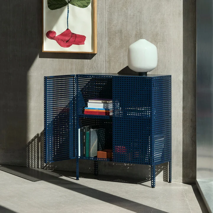 HAY - Perforated Cabinet S, eggshell