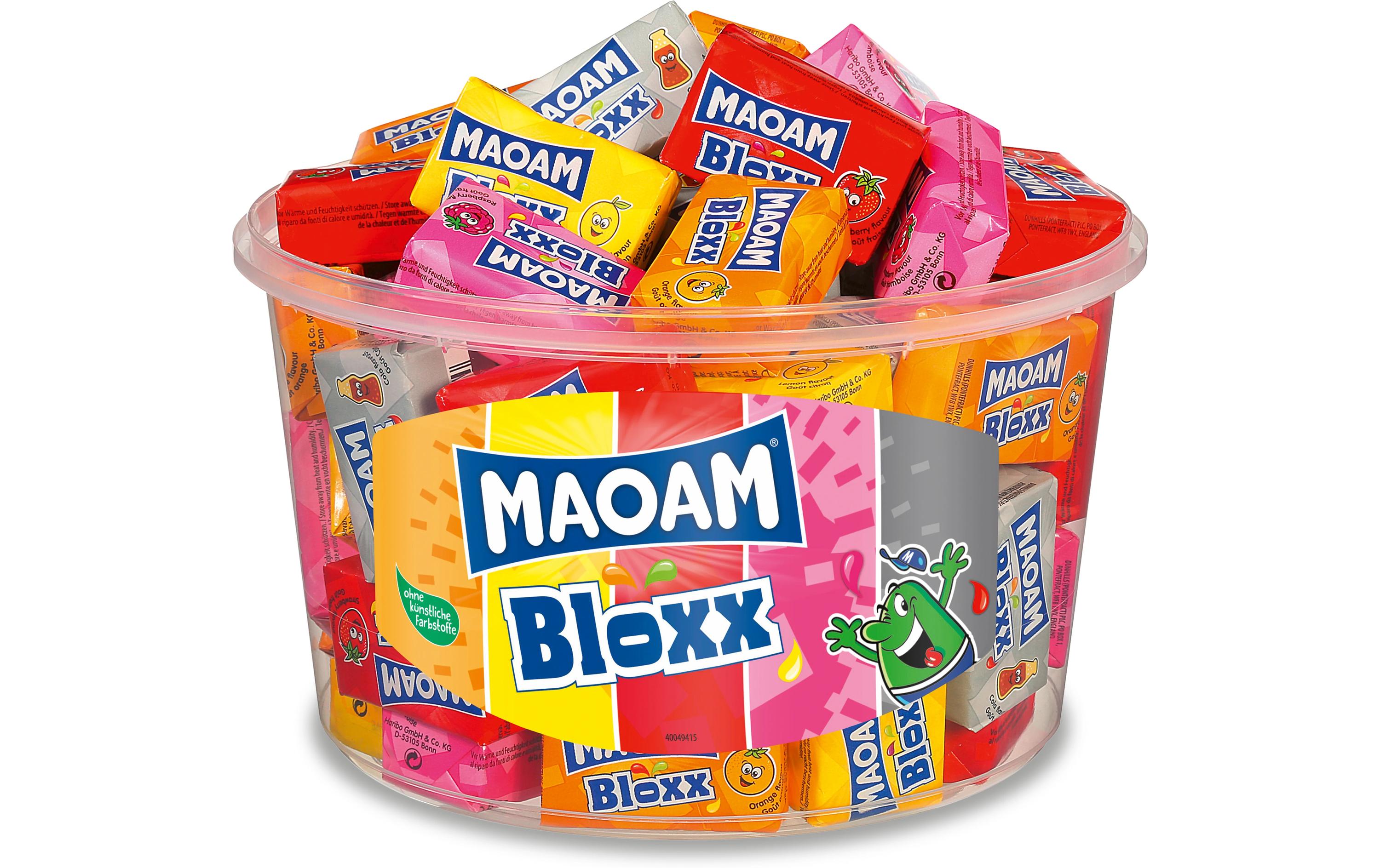 Bloxx Frucht Dose 50 x 22 gFruchtig-süsse Kaubonbon-Mischung