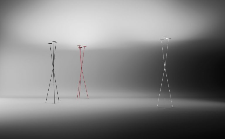 Vibia Skan 0260 vloerlamp LED zwart