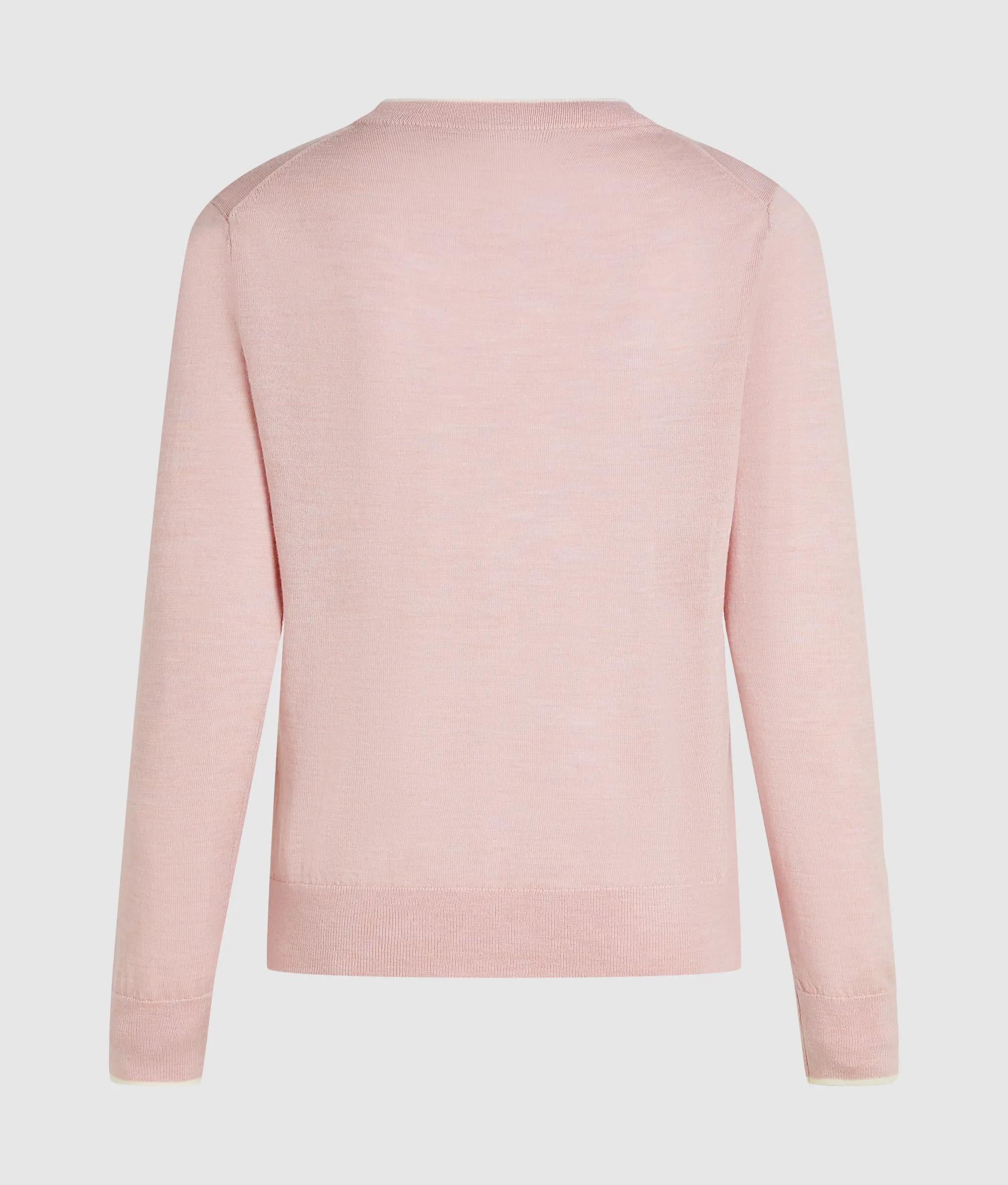 Merinoswol sweater met ronde hals