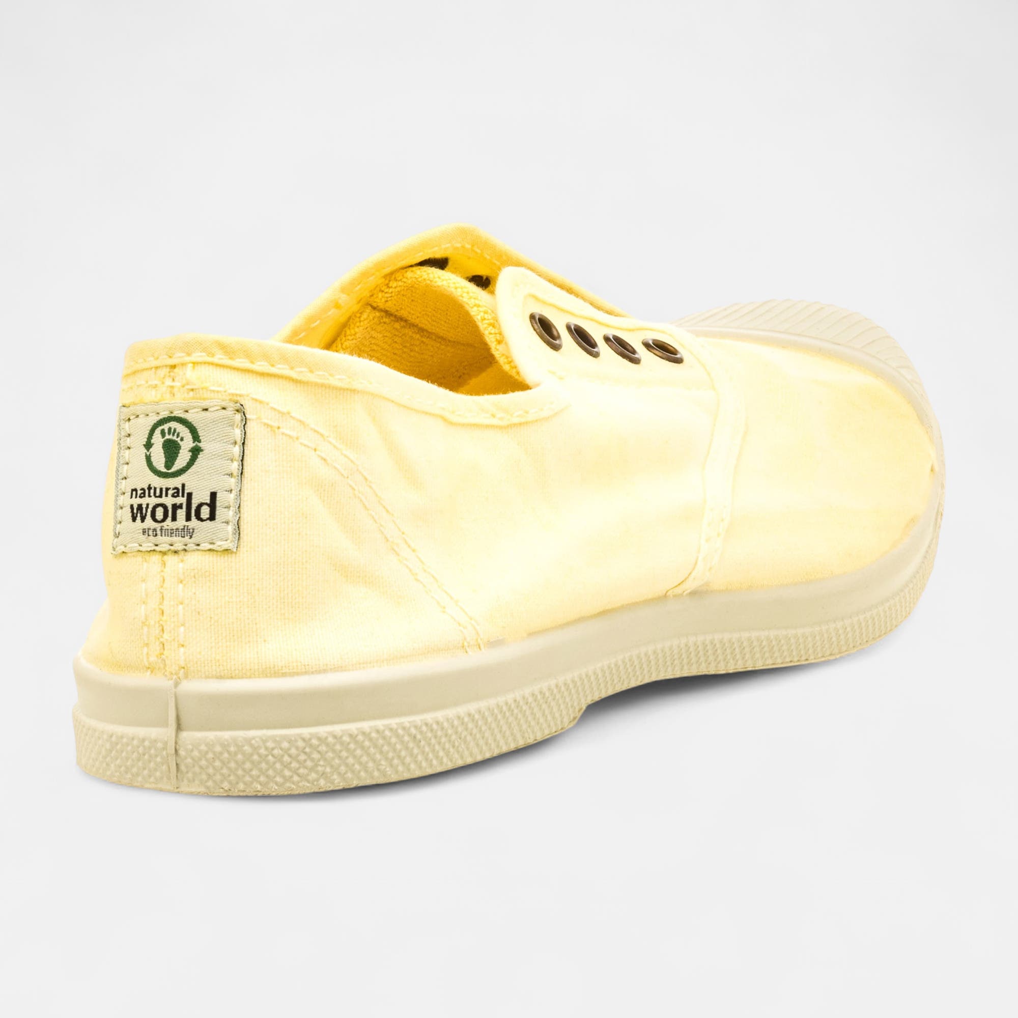 Baskets en toile Femme jaune