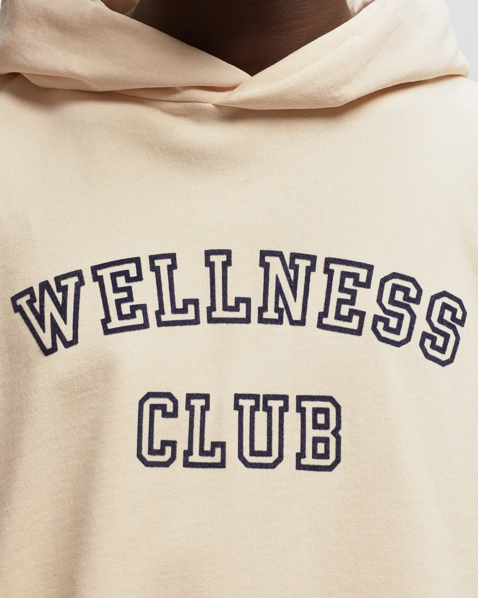 Sporty & Rich Wellness Club Flocked Hoodie