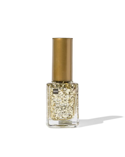 vernis à ongles longue durée glitter gold