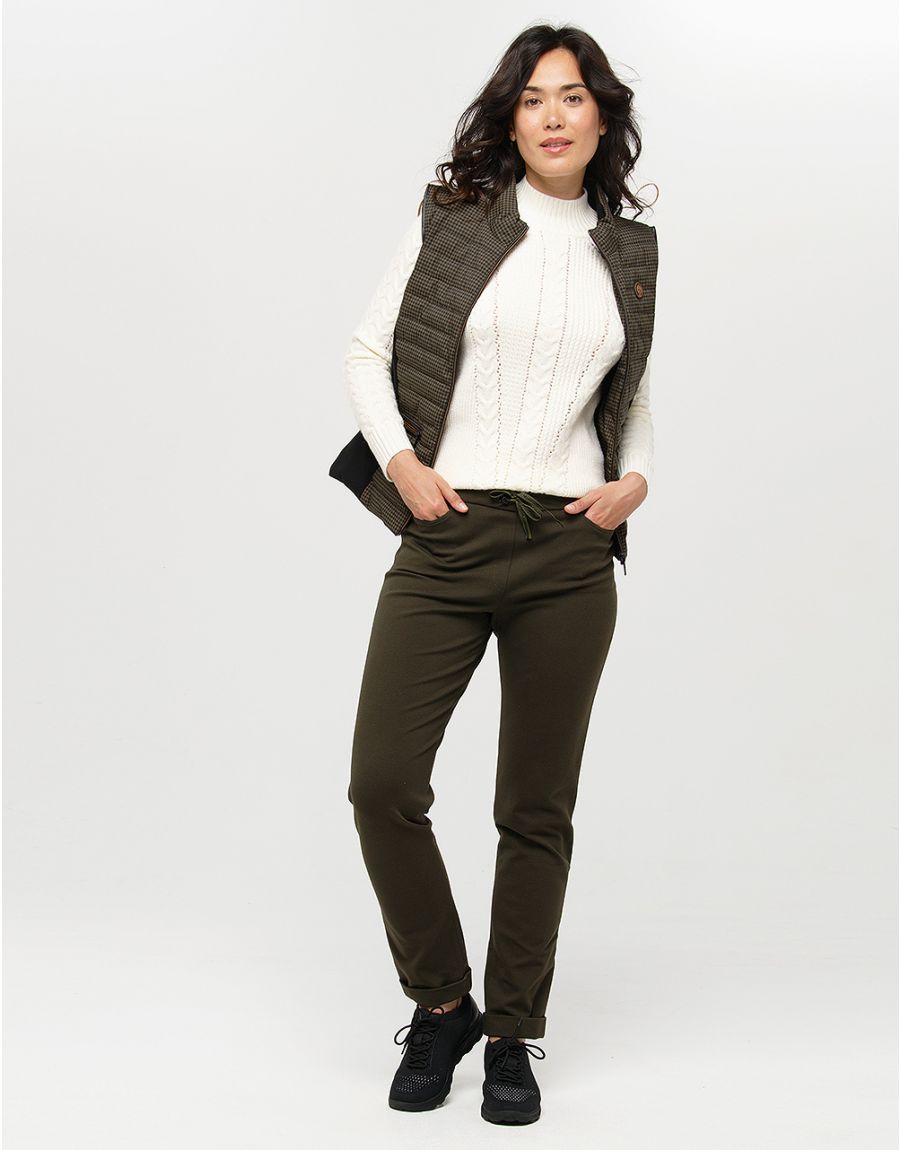 Doudoune marron noir