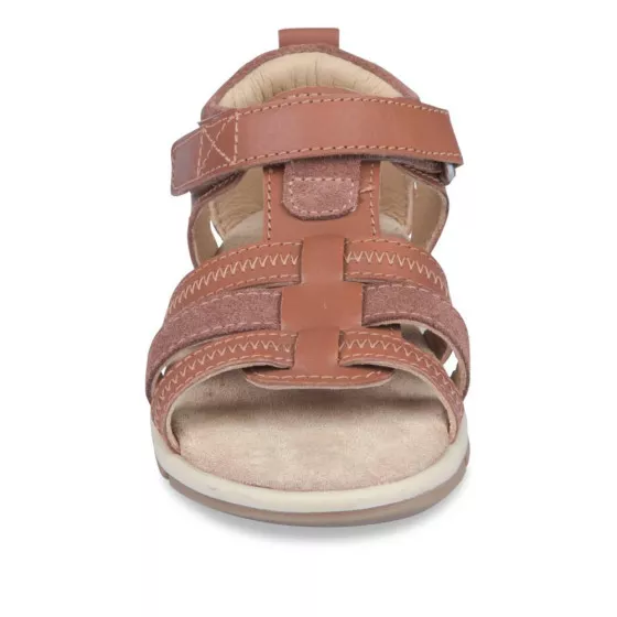 Sandales MARRON CHARLIE & FRIENDS CUIR