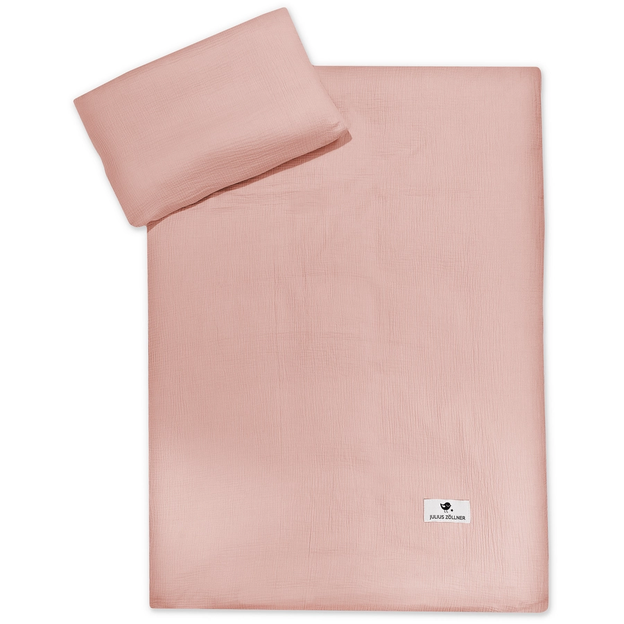 JULIUS ZÖLLNER Bettwäsche Terra dusty rose 100 x 135 cm