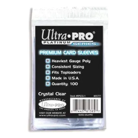 Ultra Pro Platinum Card Sleeves, 100 Stück