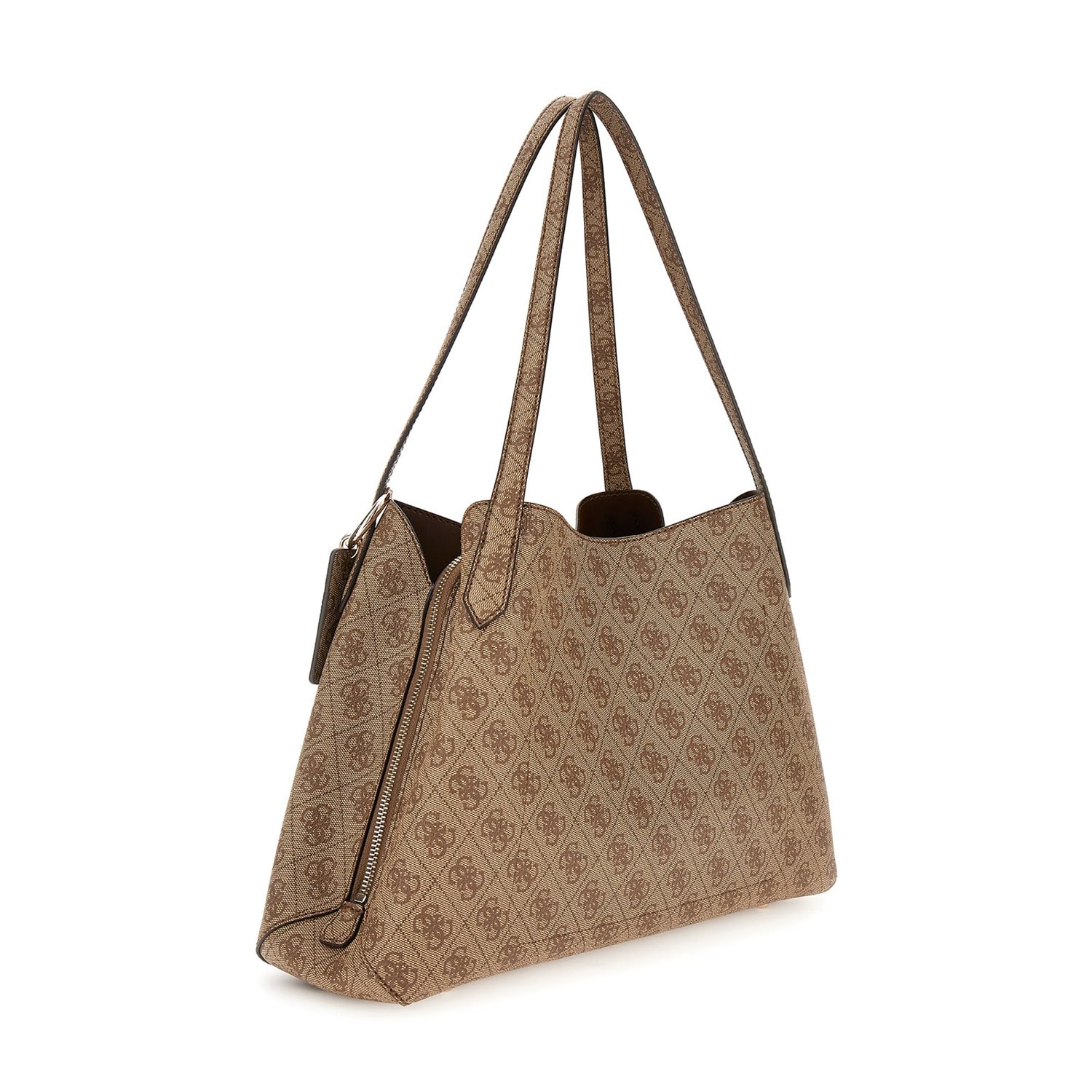 Guess Sora Girlfriend Carryall latte logo