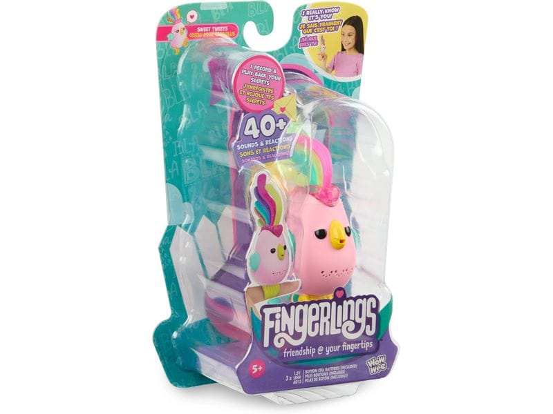 Wowwee Fingerlings Bird assortiert Sprechender und interaktiver Vogel