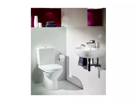 WC à poser sans bride VILLEROY ET BOCH O.novo avec abattant