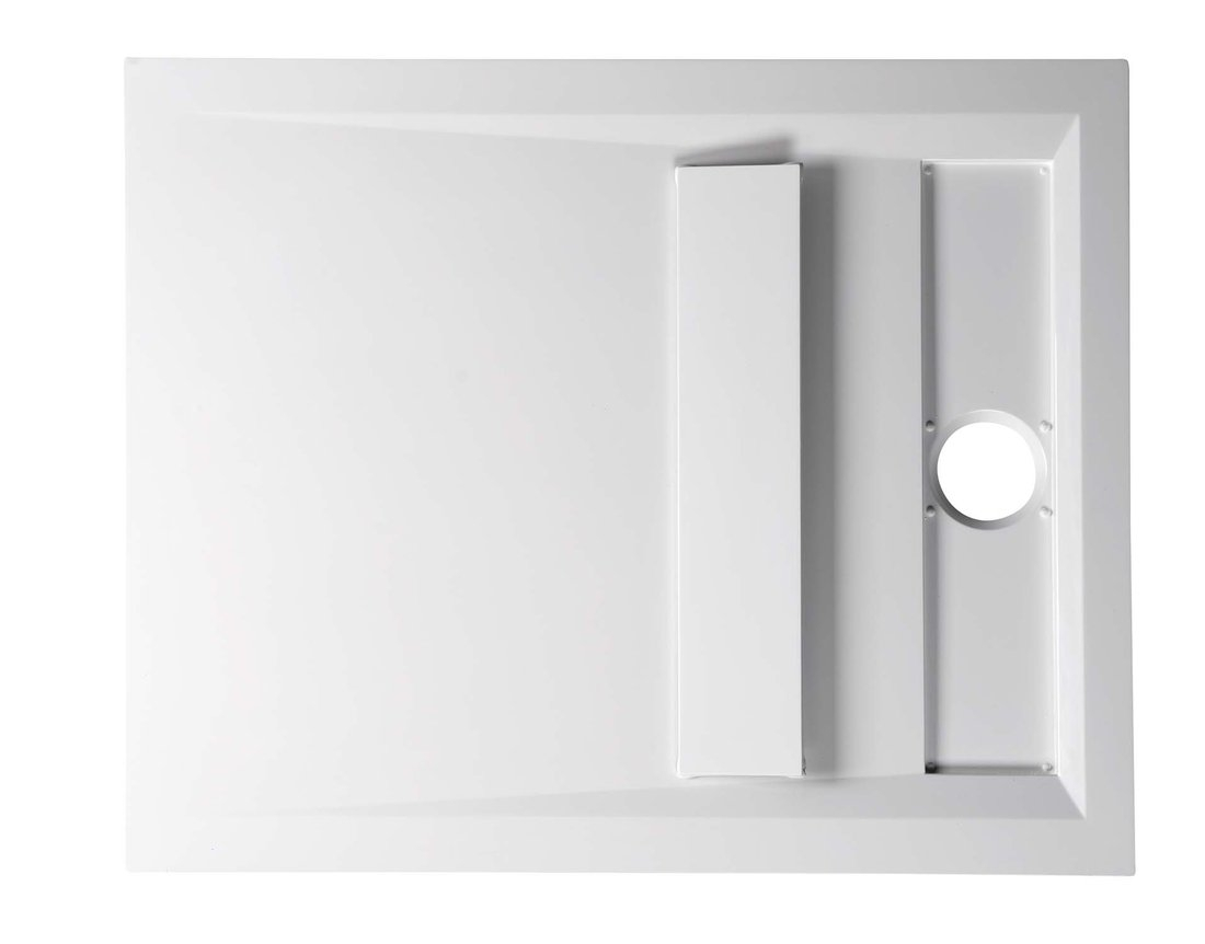 Polysan Varesa rechthoekige douchebak 100x80cm wit