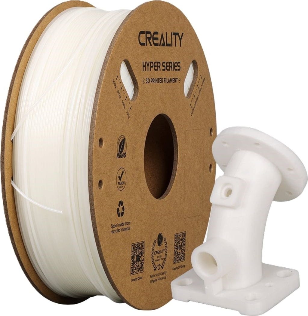 Creality  Hyper ABS White, 1,75 mm / 1000 g    High Speed ABS-Filament für 5x höhere Druckgeschwindigkeiten