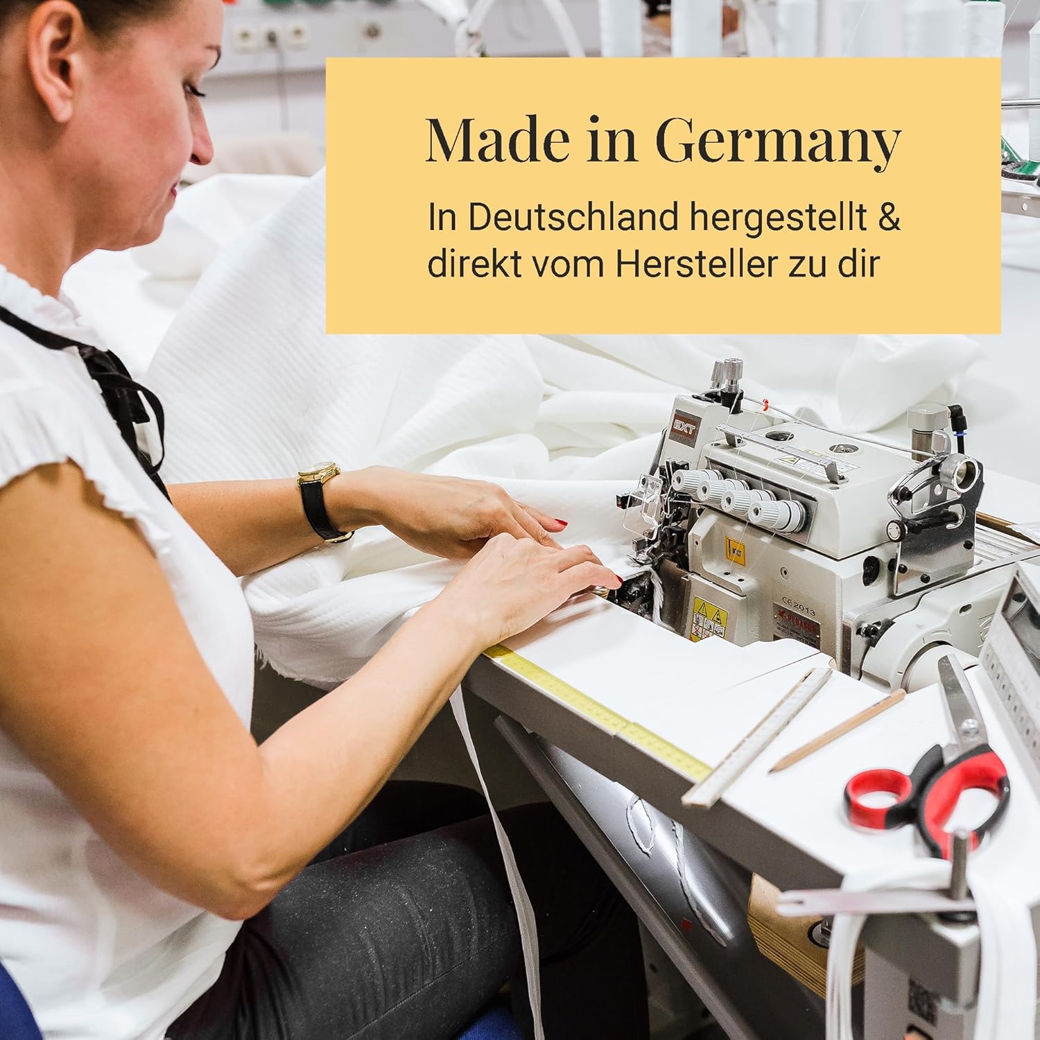 September – Topper 160x210 cm Komfortschaum mit 6 cm Höhe – Matratzenauflage mittelweicher Härtegrad H2/H3 für Matratzen, Boxspringbetten etc. – Oeko-TEX® Standard 100 zert. – Bezug bei 60°C waschbar